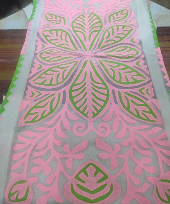 Handcrafted Cotton Net Dupatta