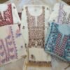 2pcs embroidered chanderi mal suit it's dyeable